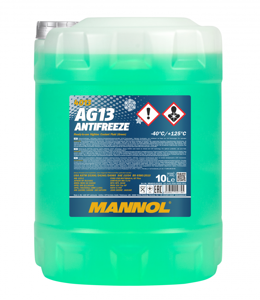 MANNOL Antifreeze AG13 (-40 °C) Hightec 4013