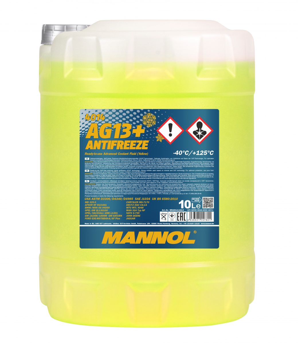 MANNOL Antifreeze AG13+ (-40 °C) Advanced 4014