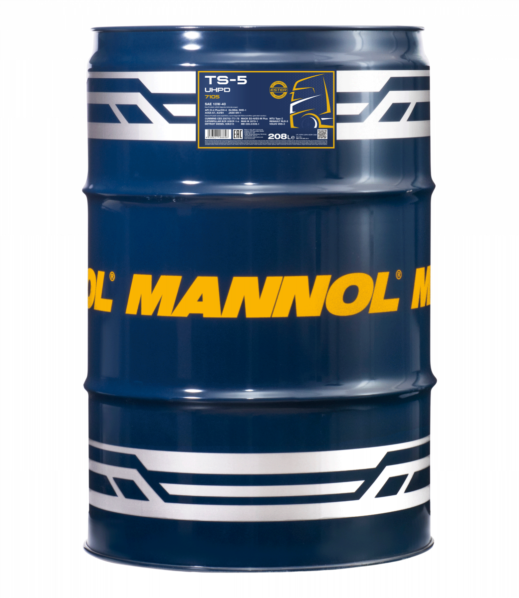 SBPL-MANNOL TS-5 UHPD 10W-40 7105 API CI-4 Plus ACEA E7