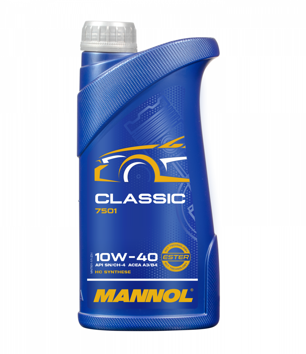 SBPL-MANNOL Classic 10W-40 7501 API SN/CH-4 ACEA A3/B4